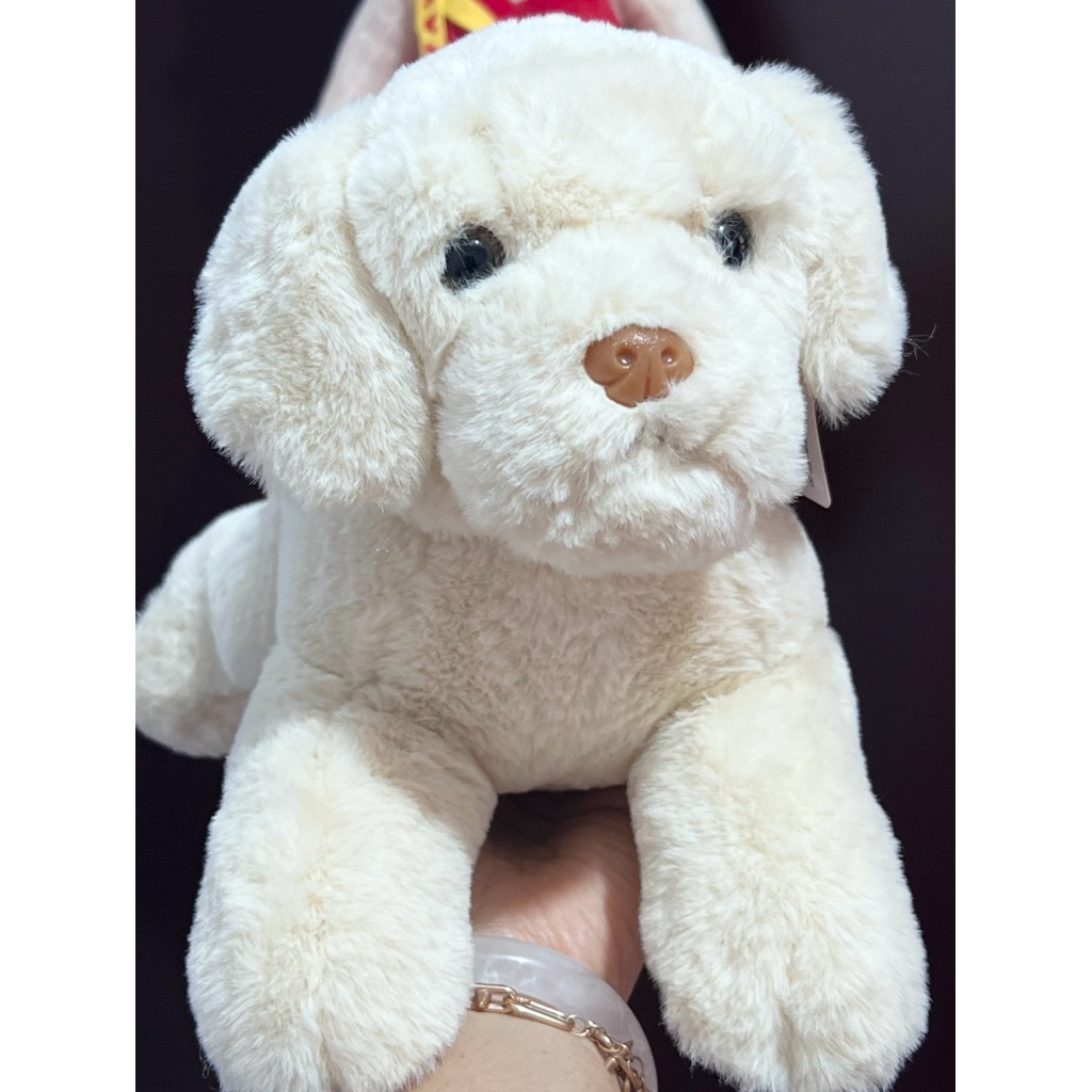 Boneka Anjing Labrador Cream 29 Cm