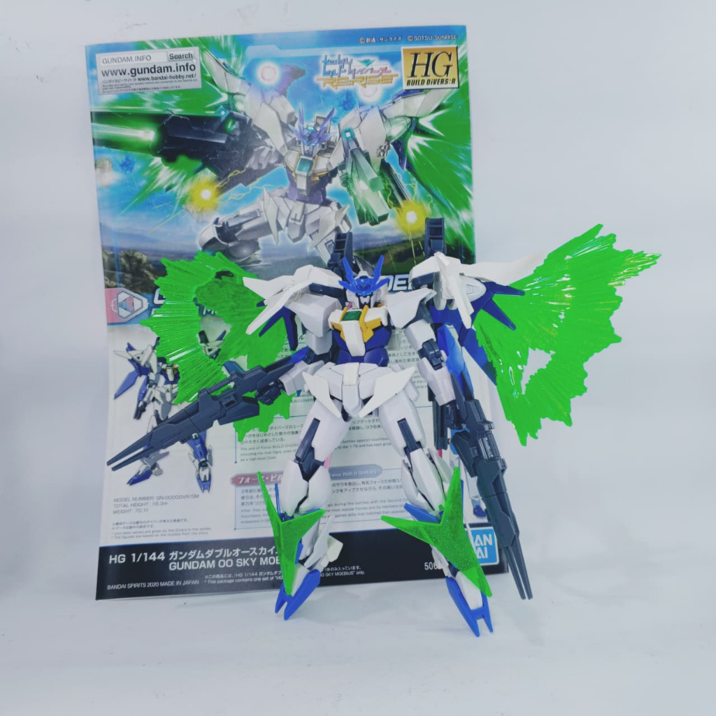 Bandai HGBDR Gundam 00 Sky Moebius / Model Kit Gundam OO HG 1/144 2nd Sudah Rakit HS271