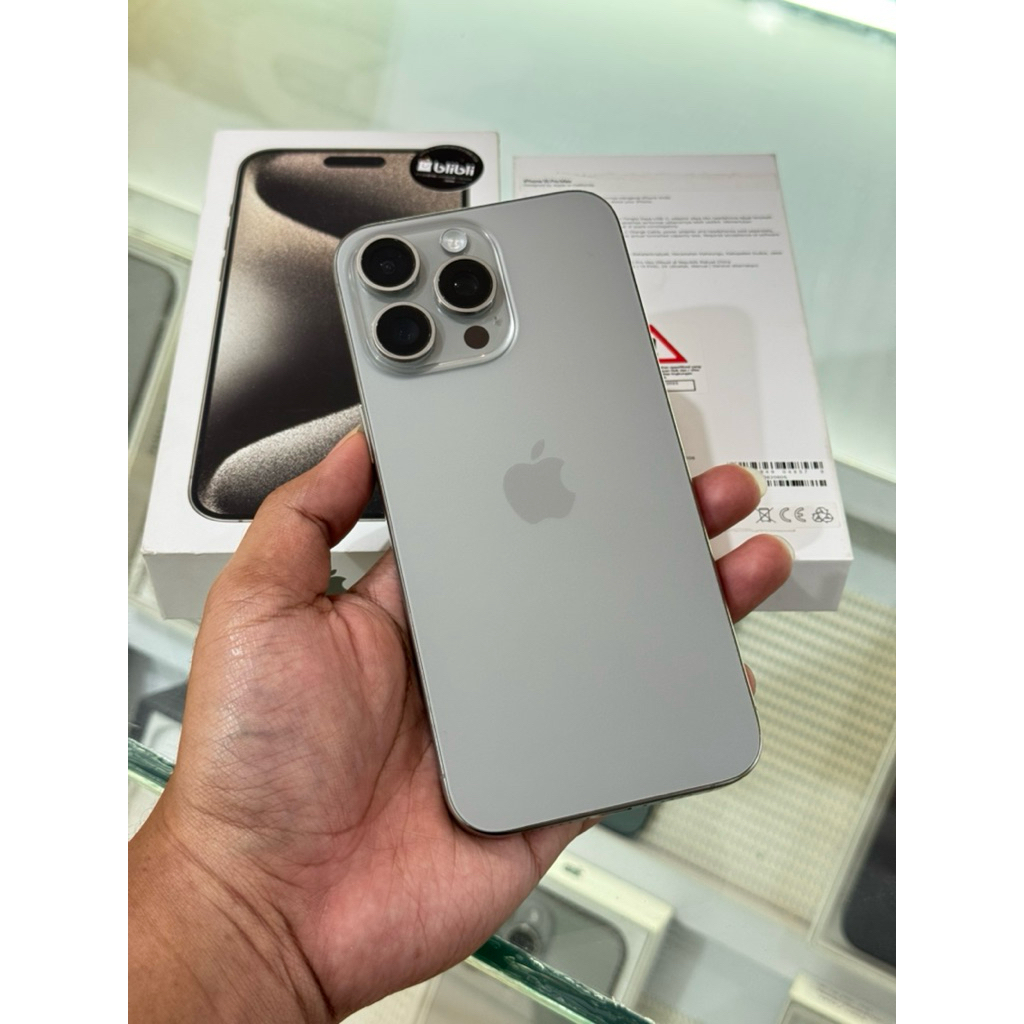 iphone 15 pro max 256gb ibox second fullset original