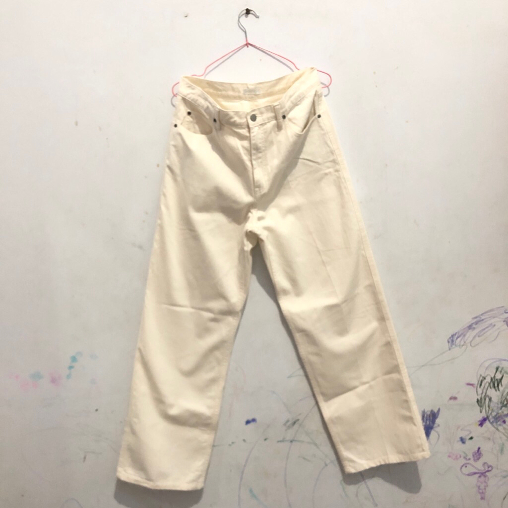 Celana Jeans Uniqlo Wide Straight