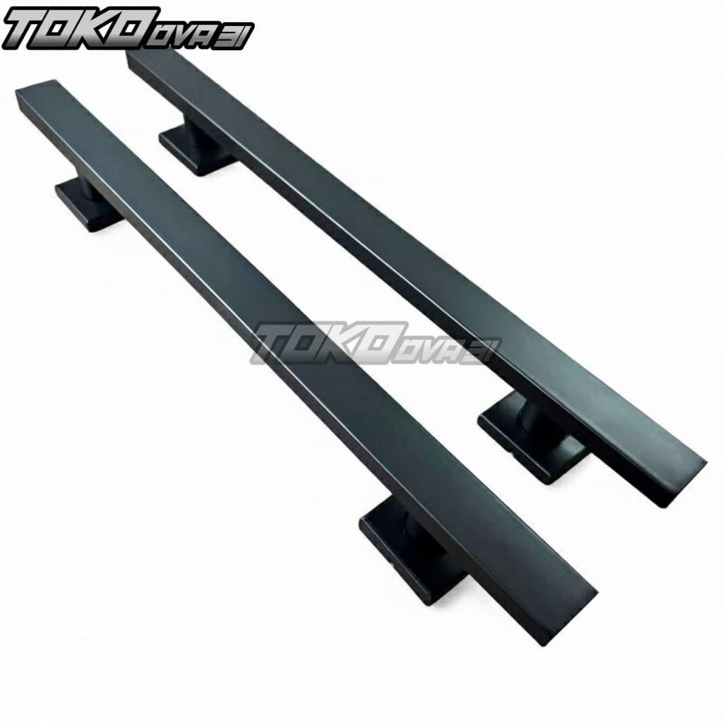 gagang pintu panjang 33cm handle pintu stainless murah full hitam