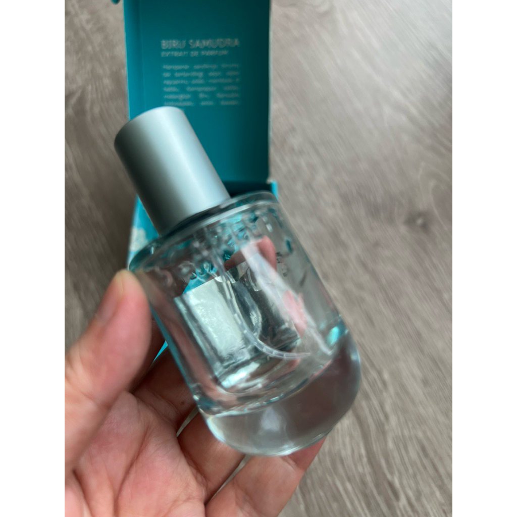 EMPTIES BOTTLE - Scarlett white biru samudera (HANYA BOTOL KOSONG)