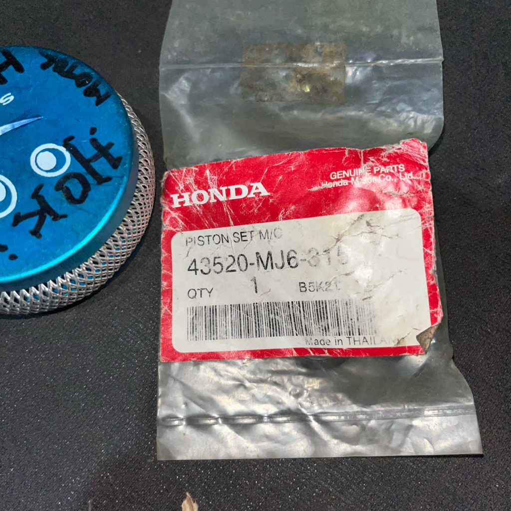 43520-MJ6-315 PISTON SET MASTER CYLINDER Master rem kit belakang Tiger Revo CS1 Supra X 125  Blade 1