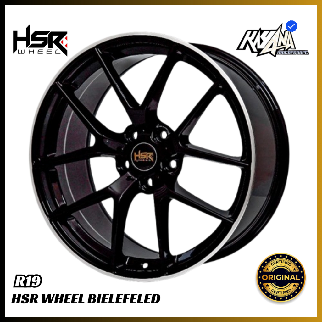 VELG MOBIL RING 19 HSR WHEEL BIELEFELED R19 PCD 5X112 LEBAR 8/9 OFFSET 45 VELG RACING R19