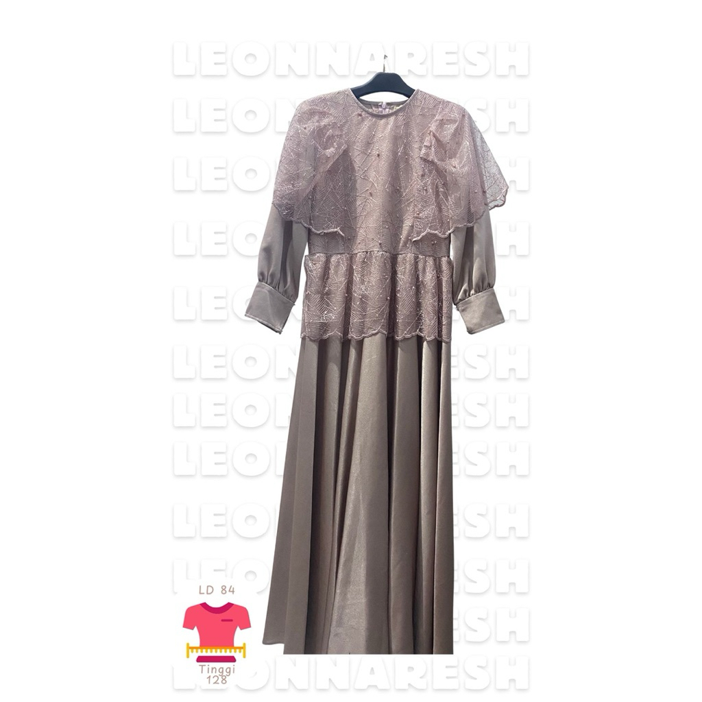 Dress Gamis Wanita Brokat DE LUDIYA Original | Lokal Brand | LD 84
