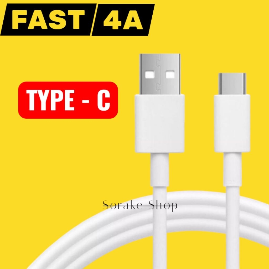 Kabel Charger Oppo Type-C Original Fast Charging Kabel Casan Oppo Original Cas kabel Data