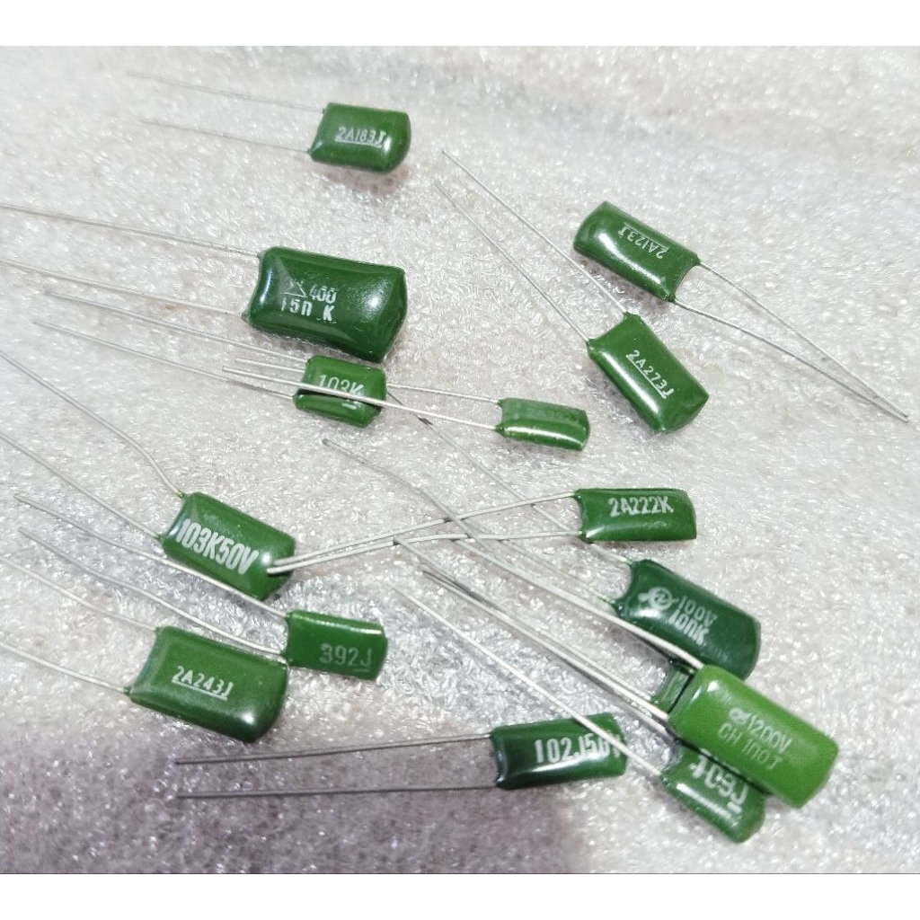 Kapasitor Mylar, Film Nilai Campuran (200 Gram)pengiriman