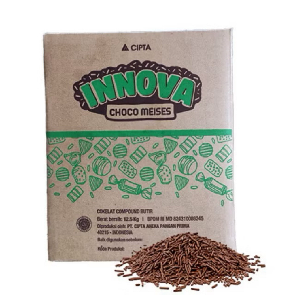 MESES CHOCO COKLAT INNOVA HIJAU 500gr