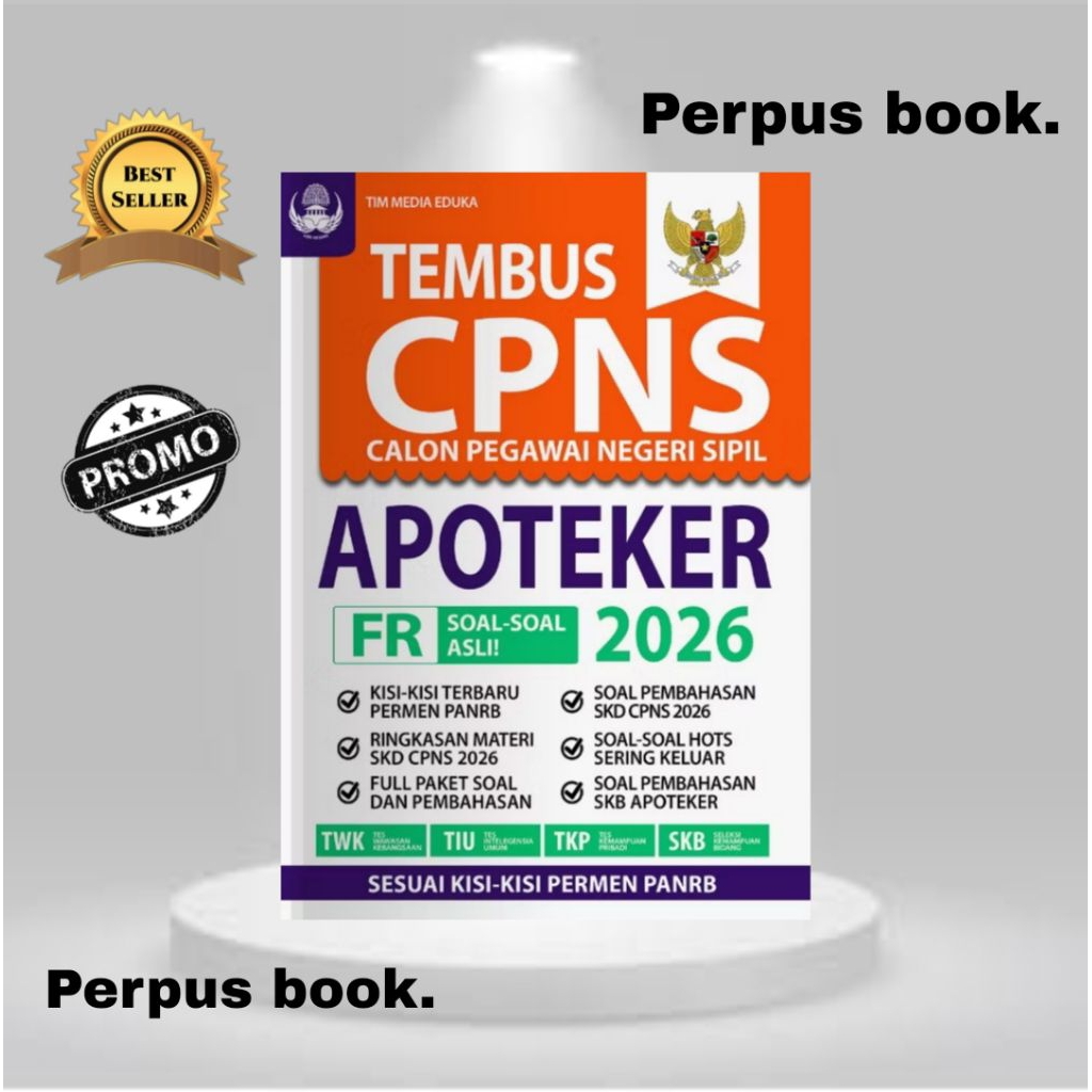 BUKU TEMBUS CPNS APOTEKER 2026 TERLENGKAP