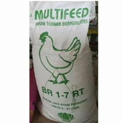 Multifeed br 1-7 RT Pur pakan ayam pedaging 15.kg