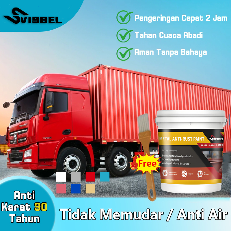 [Anti Karat 30 Tahun] Cat Anti Karat 2 Jam Kering Cepat, Tahan Lama dan Mudah Diaplikasi - Aman untu
