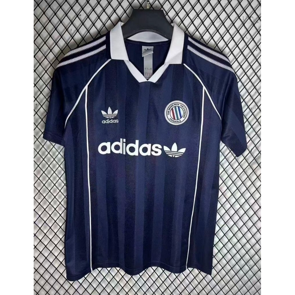 Jersey Kaos Baju Polo T-Shirt Sepak Bola Adidas Special Edition Edisi Spesial Klasik Classic Strip 3