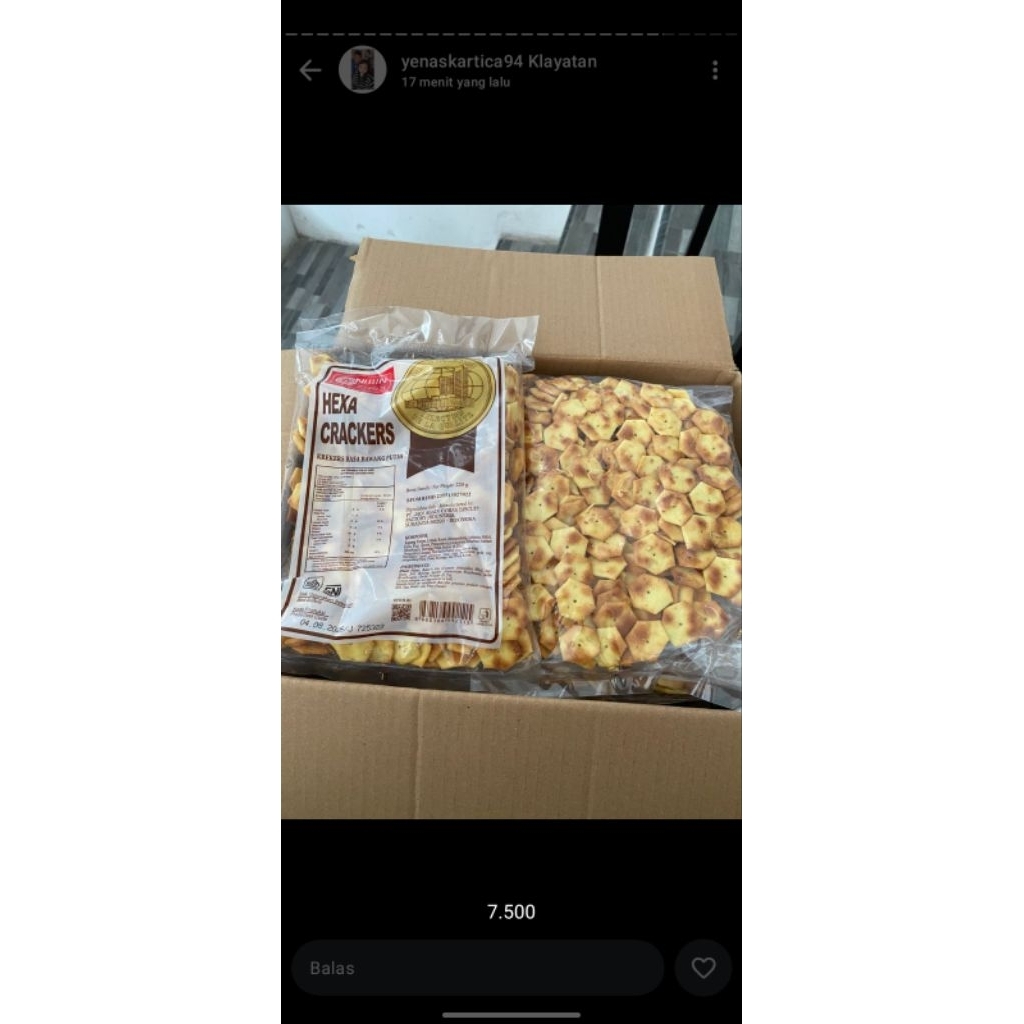 Hexa Nissin crackers