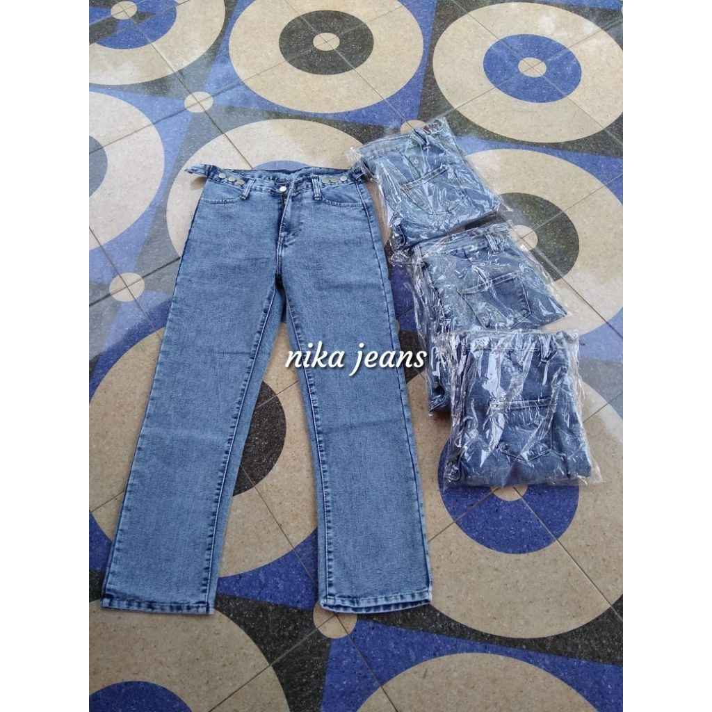 celana baggy jeans rijek