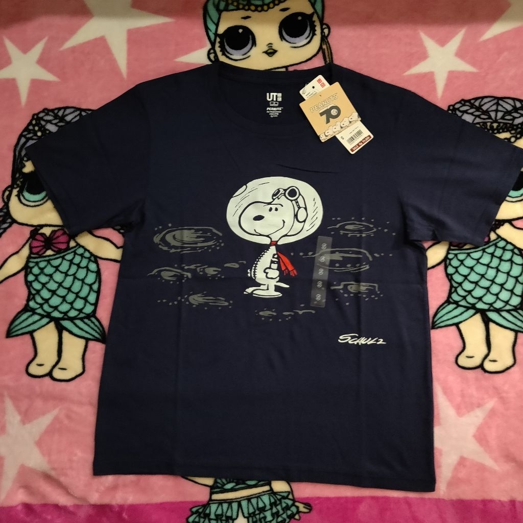 T-Shirt Uniqlo x Peanuts - Snoopy Astronot