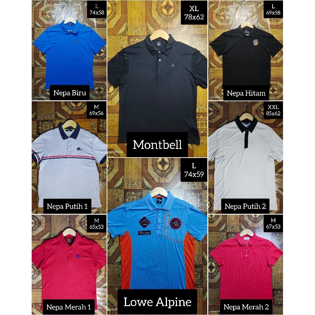 SALE  100K 2 PCS Kaos Kerah Nepa - Polo Shirt Nepa