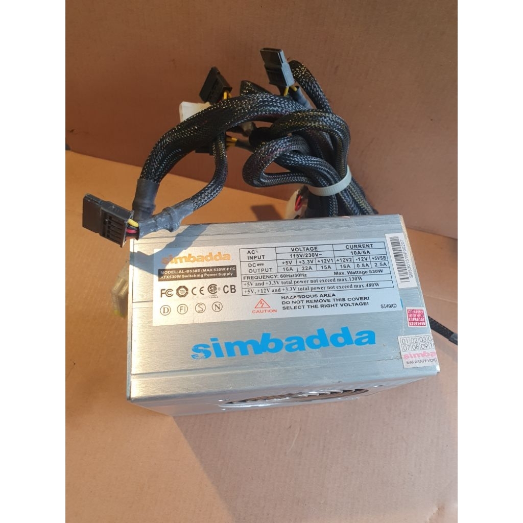 PSU  Simbadda  480watt-500watt