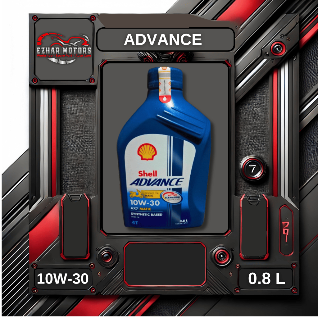 OLI SHELL ADVANCE AX7 4T MATIC 10W-30