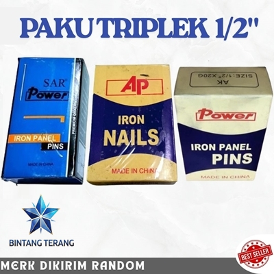 GROSIR TERMURAH Paku Halus Paku Triplek 1/2" Inch x 20 Bwg Berat 300gr Paku Kecil Nail Sol Sepatu So
