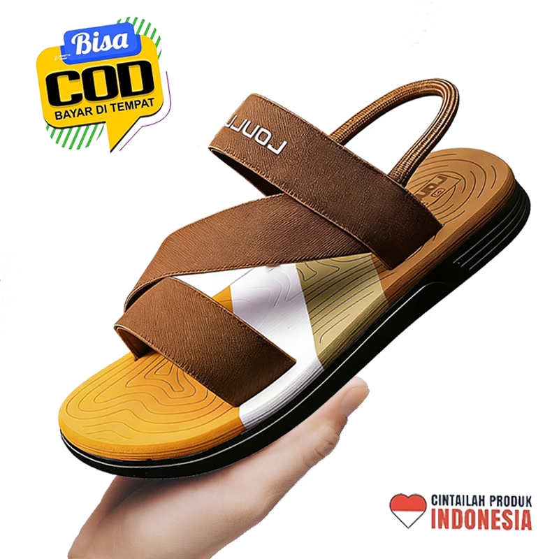 sandal crocs sandal gunung  sandal karet pria sandal pantaisandal kasual pria sandal luar ruangan
