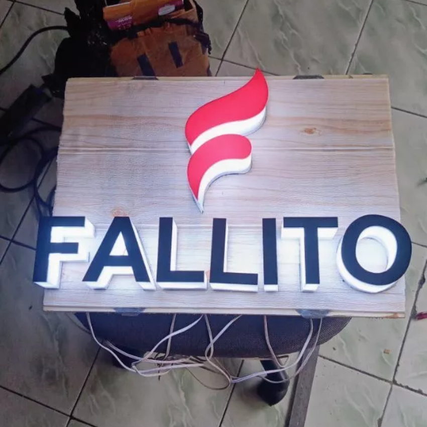 Huruf 3D Akrilik Led/Huruf Timbul Akrilik Led