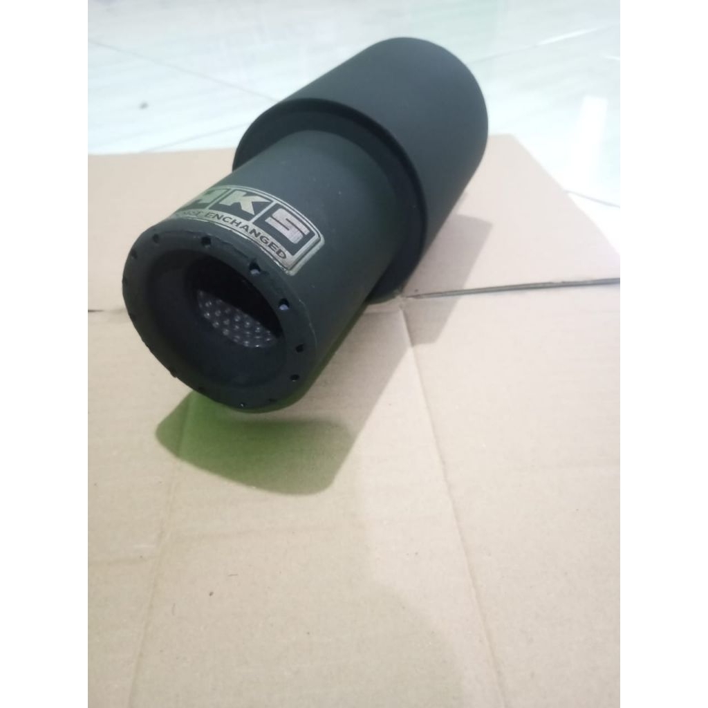 Knalpot mobil Gronel HKS Hitam Dopp mini