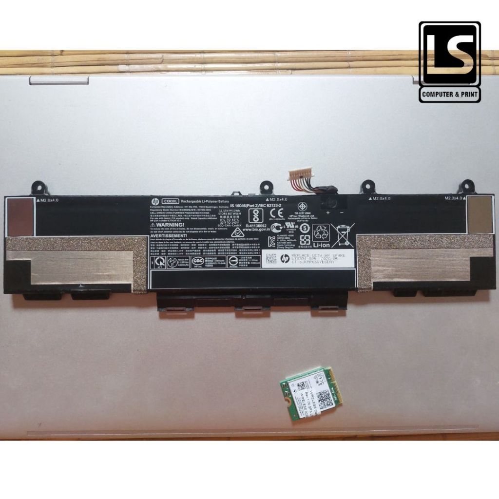 baterai laptop cx03xl HP elitebook x360 830 G7 original copotan