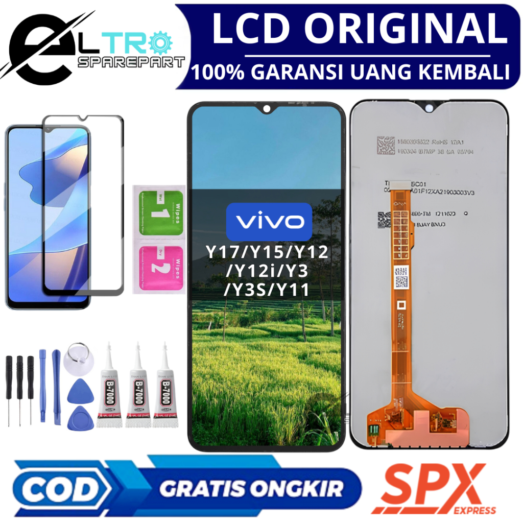 LCD VIVO Y11 / Y12 / Y12I / Y15 / Y17 - ORIGINAL FULSET