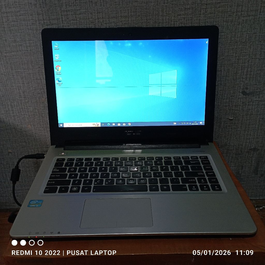 Laptop Asus Sonicmaster K46CA windows 10 prosesor Intel coreTM i3 Gen3 Ram4gb DDR3 Hrd500gb Mesin No