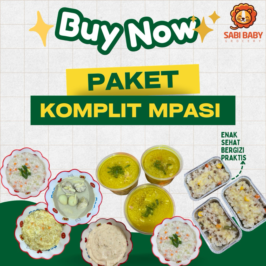 PAKET KOMPLIT MPASI/ MPASI FROZEN / BUBUR MPASI FROZEN / TODDLER MENU
