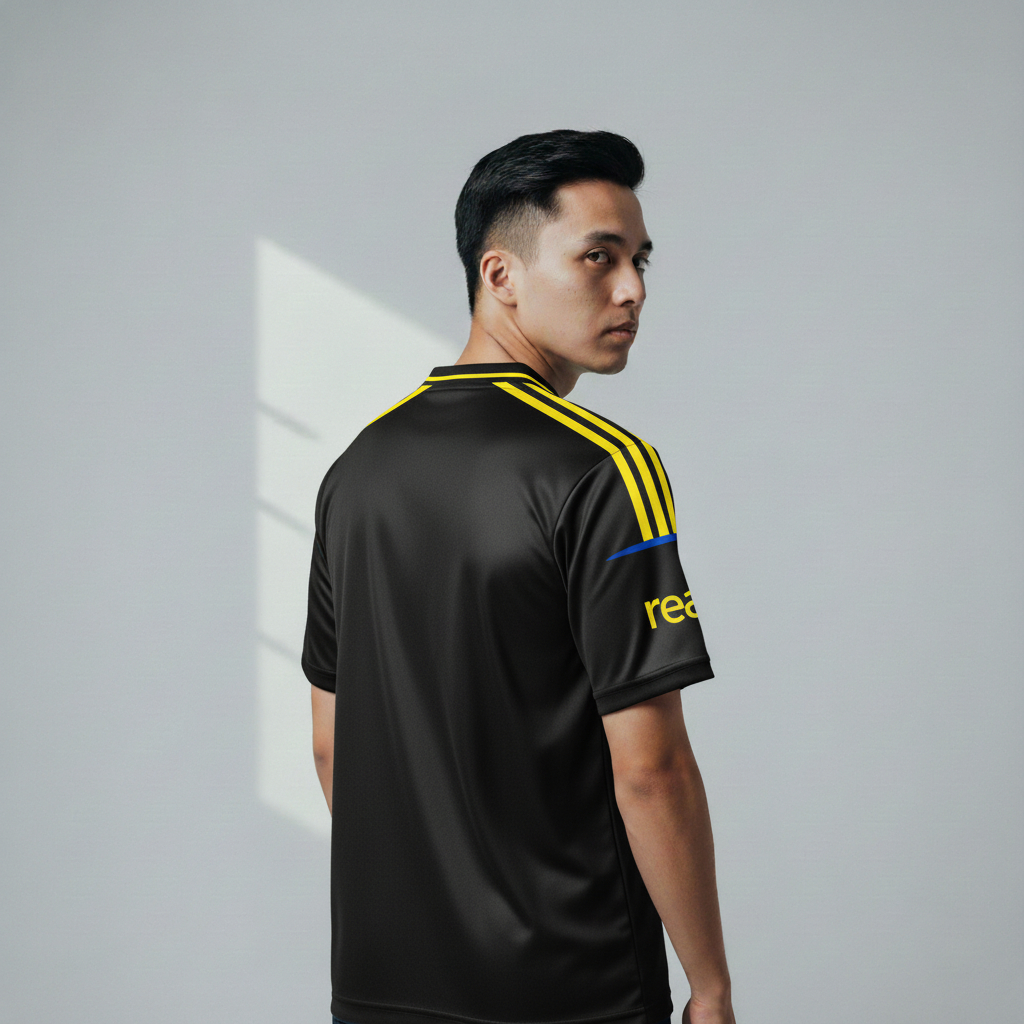 ATHLETIC SPORTWEAR - Jersey Bola Fantasy Fenerbahce Away 2012-2013 Fullprinting Casual - Atasan