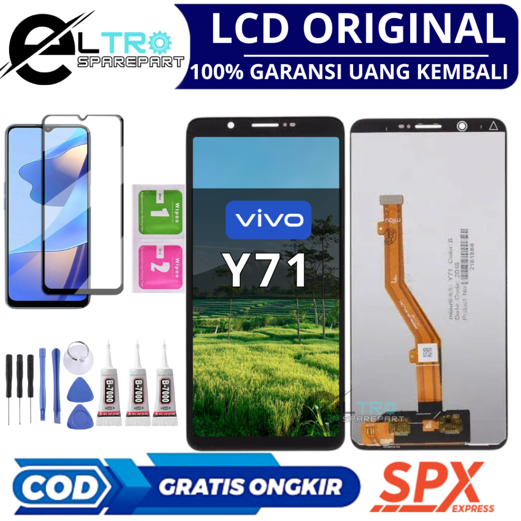 LCD VIVO Y71 / 1724 - ORIGINAL FULSET