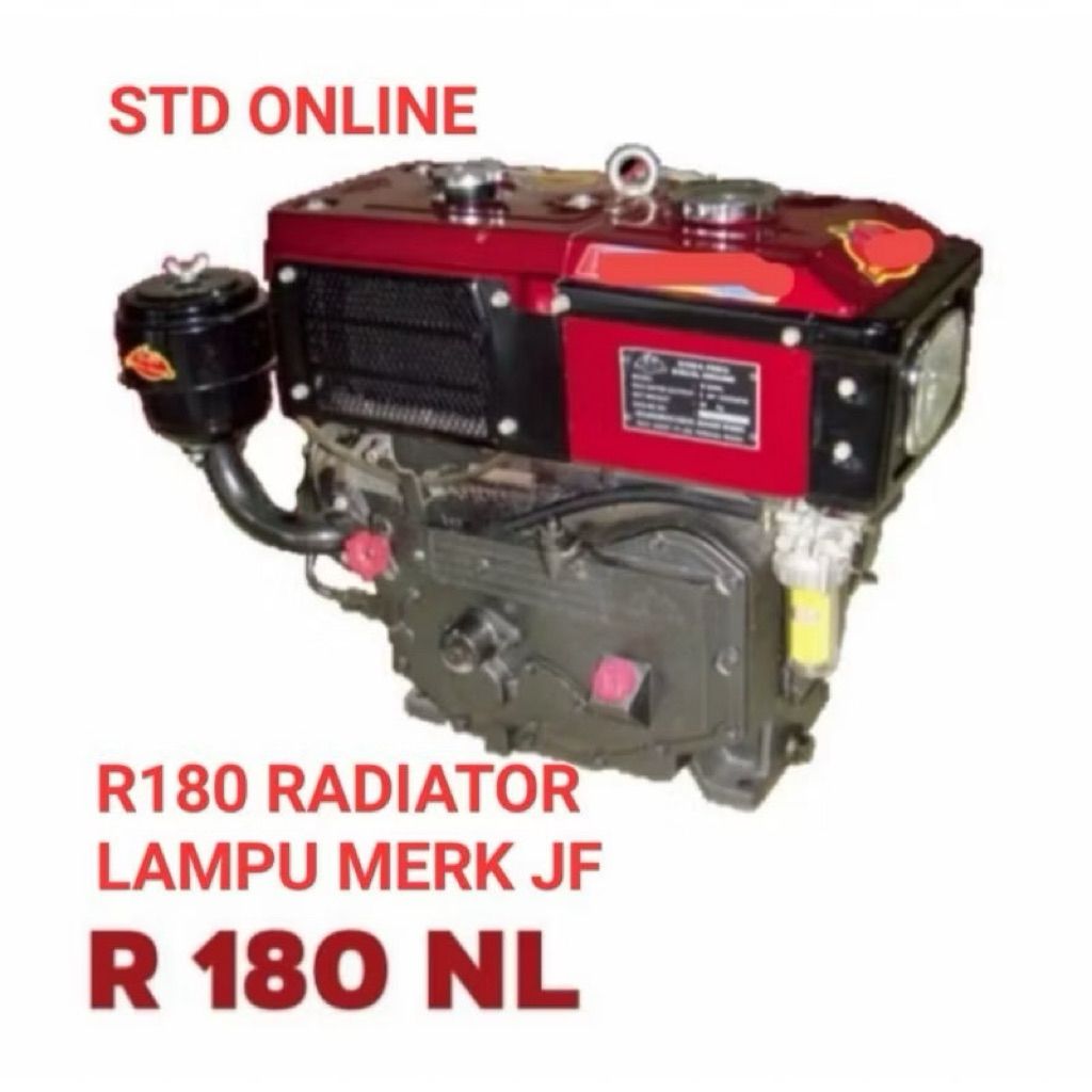 Mesin Diesel R180NL Merk JF Radiator Lampu 8 PK