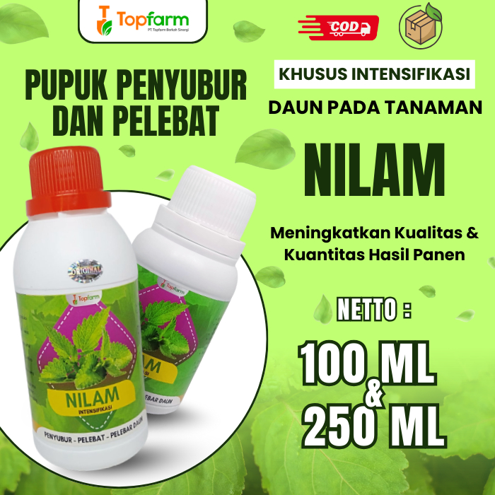 Pupuk Cair Untuk Nilam / Pupuk Tanaman Nilam / Pupuk Nilam Penambah Minyak / Pupuk Topfarm / Pupuk N