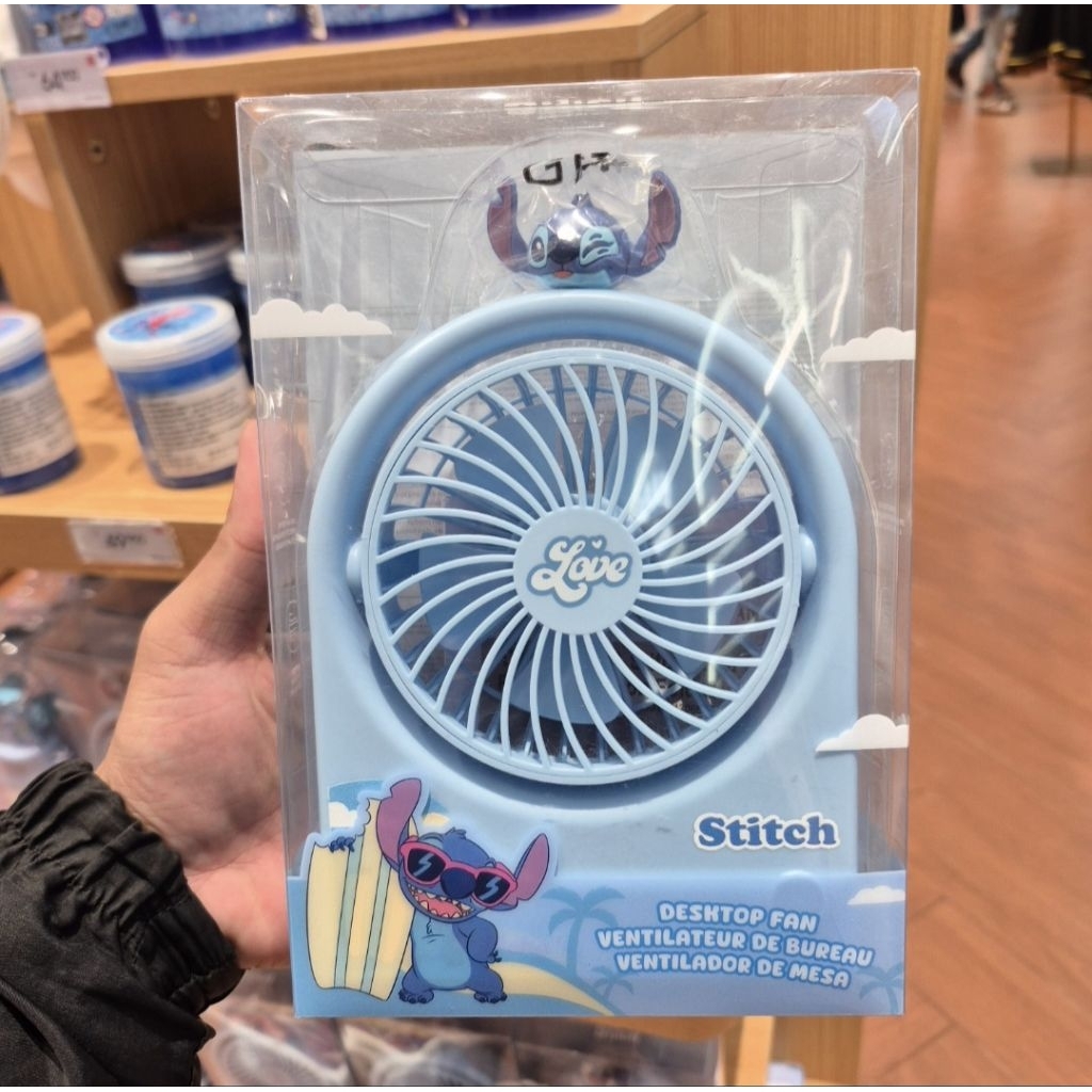 Miniso Kipas Angin Portable Stitch - Disney Lilo&Stitch Collection Foldable Fan