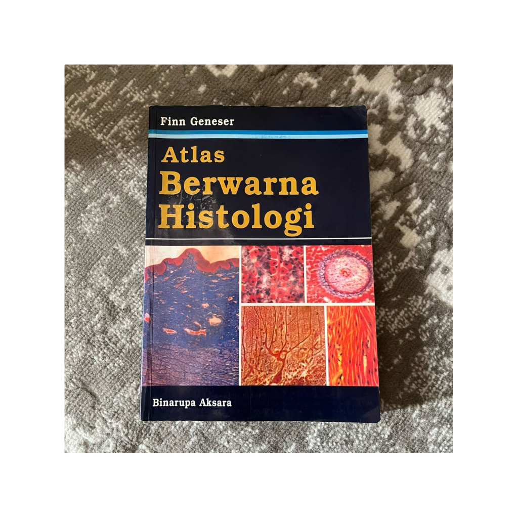 Atlas Berwarna Histologi - Color Atlas of Histology Buku Kedokteran - Buku Bekas - PRELOVED BOOK - B