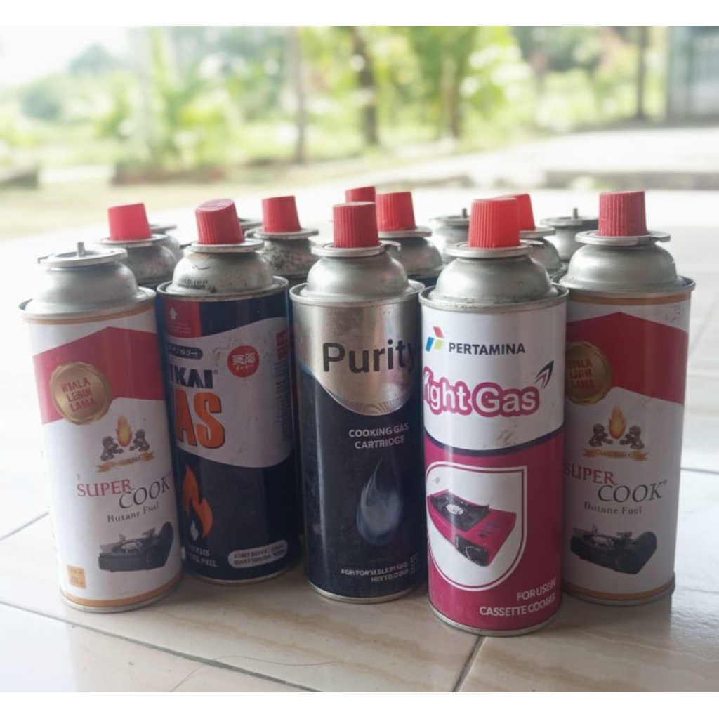 kaleng gas portable kosong