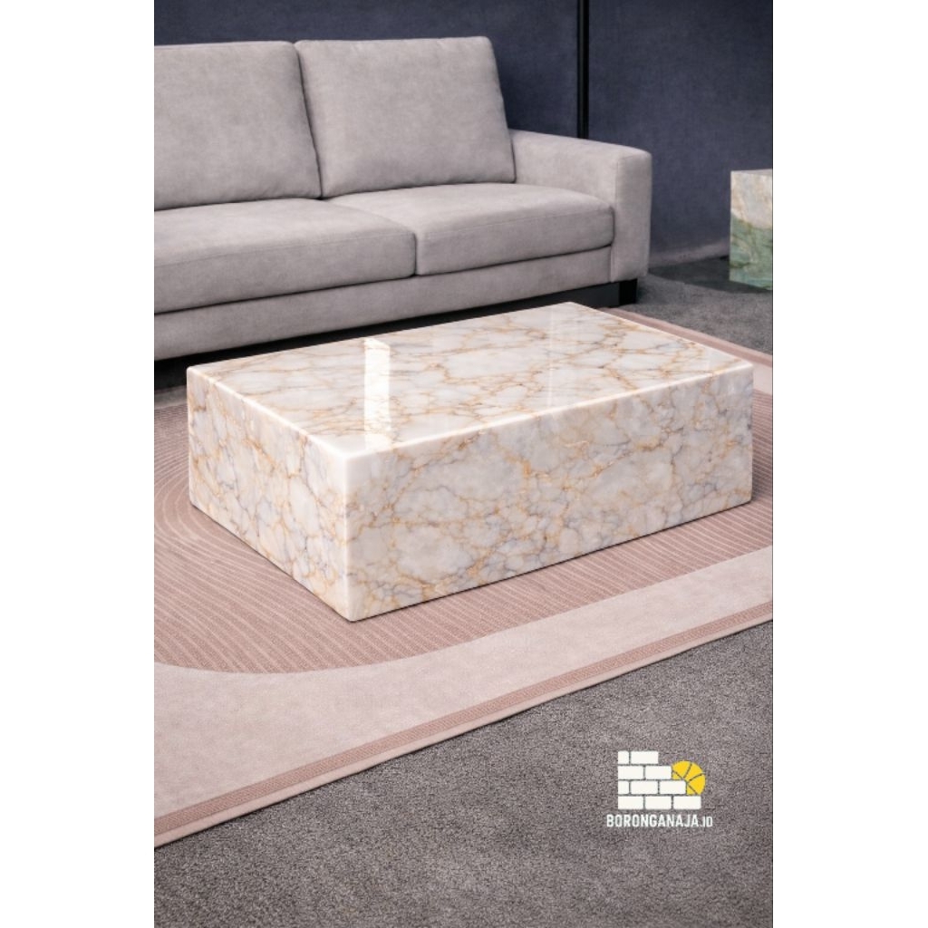MEJA TAMU / COFFEE TABLE / MEJA KANTOR MARMER