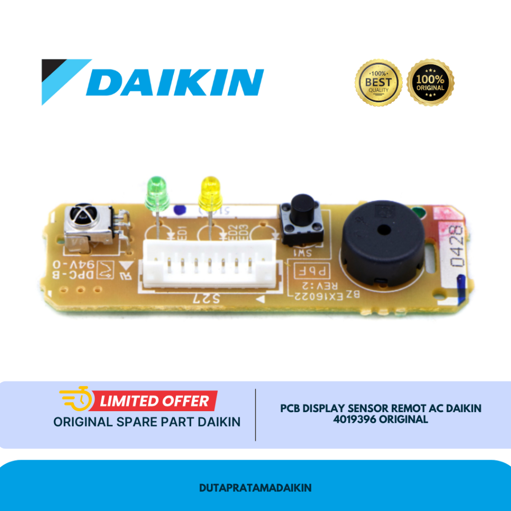 PCB DISPLAY SENSOR REMOT AC DAIKIN FTC15NV14 FTC20NV14 FTC25NV14 FTC35NV14 FTC50XV14 THAILAND 0,5 - 