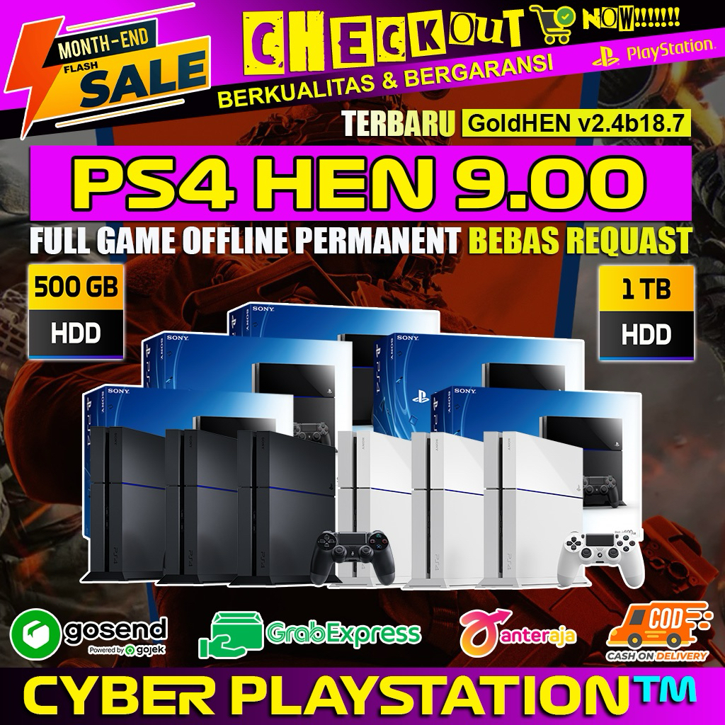 PS4 FAT HEN 9.00 FULL GAME | AKTIVASI TANPA FLASHDISK | GARANSI