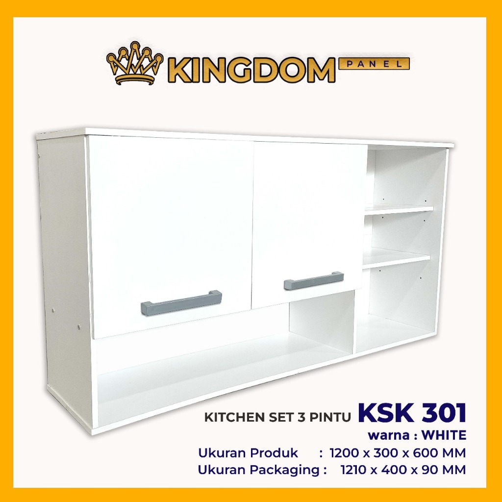 LEMARI GANTUNG / LEMARI DAPUR / RAK DAPUR 2 3 PINTU