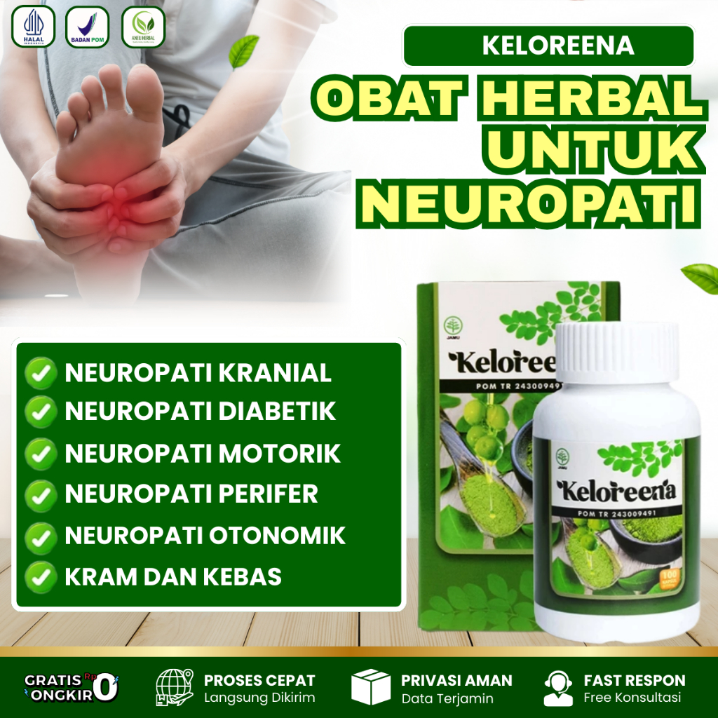 Keloreena - Obat Neuropati, Neuropati Kranial, Neuropati Diabetik, Neuropati Motorik, Neuropati Peri