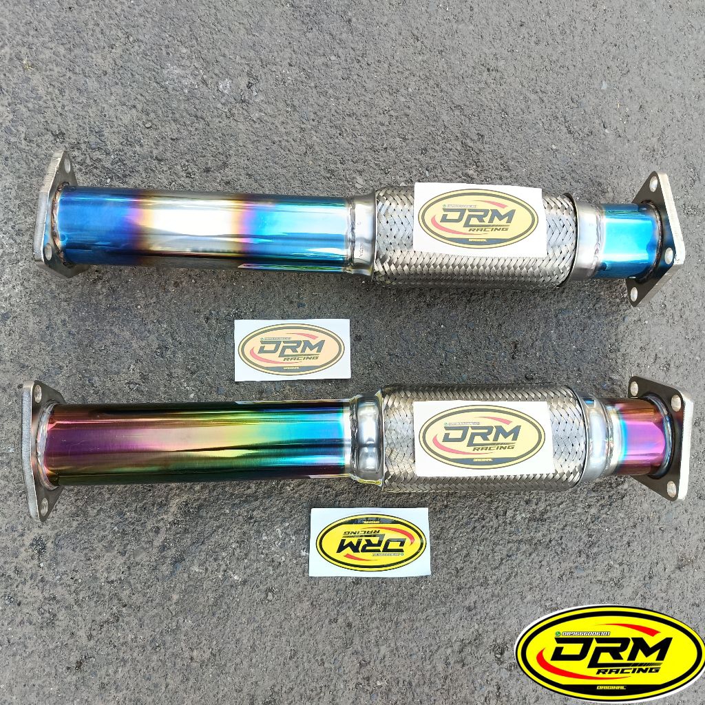 FLEXIBEL KNALPOT TRUK CANTER EURO 2/4 ORI NGIR PNP STAINLES BLUE - PELANGI