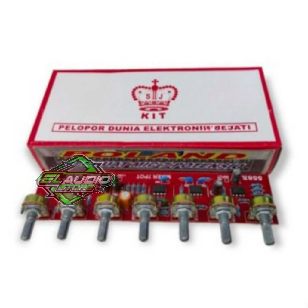 Kit Mixer ROLAND 7 Potensio Penguat Mic