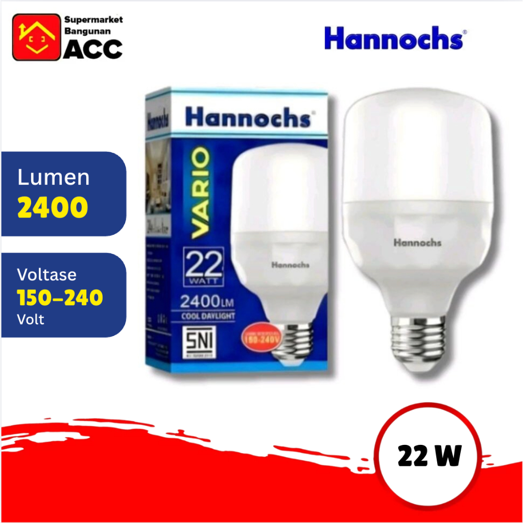 Lampu LED - Lampu LED Rumah - Lampu - Hannochs Vario Putih 22W