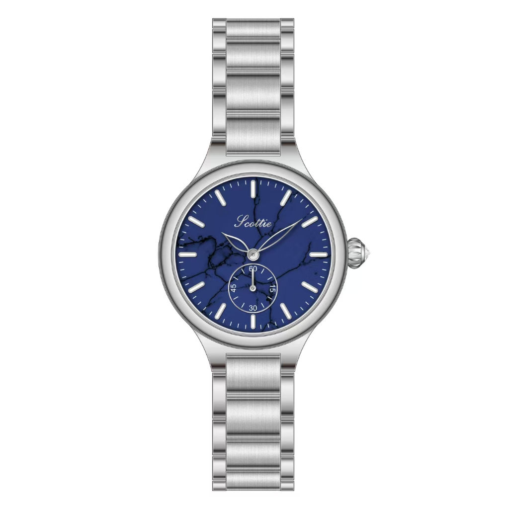 Steel strip second hand independent waterproof women's watch