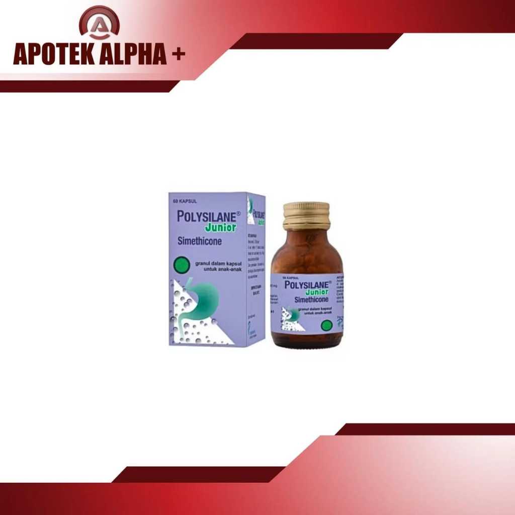 Polysilane Junior Simethicon 60 Kapsul Anak
