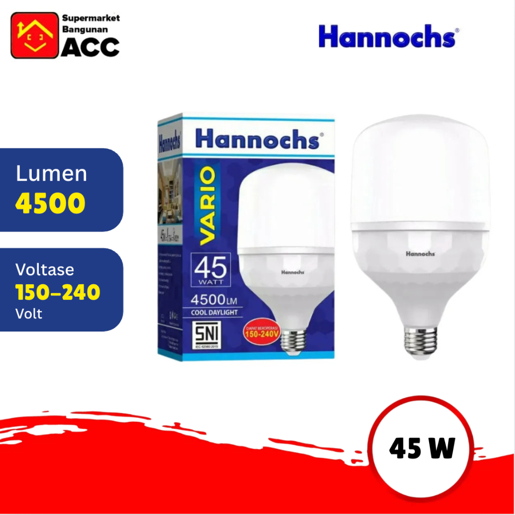 Lampu LED - Lampu LED Rumah - Lampu - Hannochs Vario Putih 45W