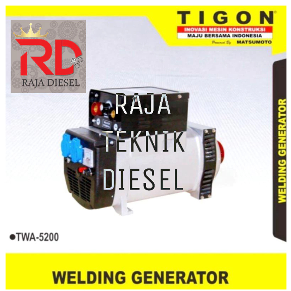 Dinamo Las Welding Generator TIGON TWA-5200 A TWA 5200 ORIGINAL