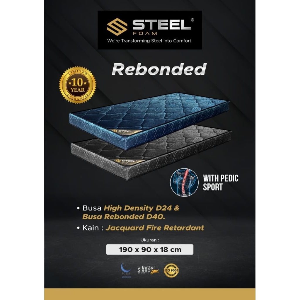 kasur tilam busa steel foam rebonded